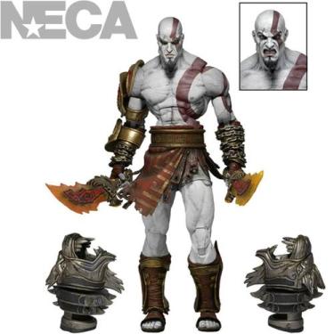 Imagem de 18cm Kratos  Boneco Iron Studios God Of War Deus Da Guerra - Neca
