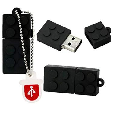 Imagem de Pen Drive USB de 16 GB - Mini USB Drive - Flash Drive de 16 GB - Mini Flash Drive - Pen Drive (preto)