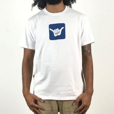 Imagem de Camiseta Hang Loose Silk Logo Branco - Masculina