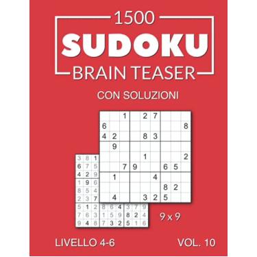 Imagem de 1500 Sudoku Brain Teaser 9x9 con soluzioni Livello 4-6 Vol. 10