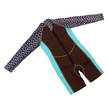 Imagem de Trajes de Mergulho Infantis, Roupa de Mergulho Flexível de Manga Comprida para Meninas (Tamanho 12)