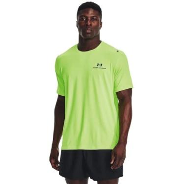 Imagem de Camiseta under armour rush energy - masculina, Cor: Verde, Tamanho: G