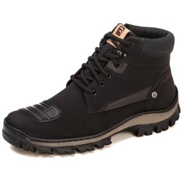 Imagem de Bota Coturno Adventure Masculino Design Moderno Cano Curto Reforçada Para Trabalho Palmilha EVA