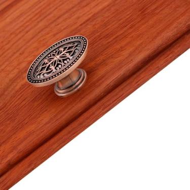 Imagem de Maçaneta de gaveta de guarda-roupa, estilo chinês, bronze verde, simples, maçaneta de porta europeia, ferragens de móveis antigos americanos, 2064a