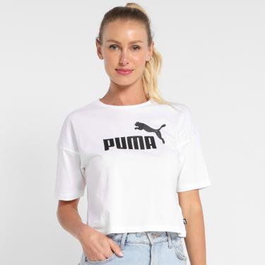 Imagem de Camiseta Cropped Puma Essentials Logo Feminina-Feminino
