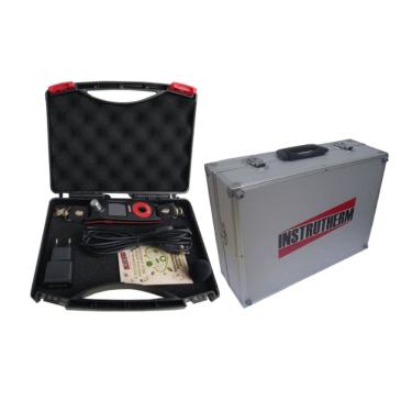 Imagem de Kit Dosímetro Digital Ruído 35 A 140Db 680 Horas Medição Filtro Microfone Dos-1000x Wheel Portátil Estojo Maleta Ma-810