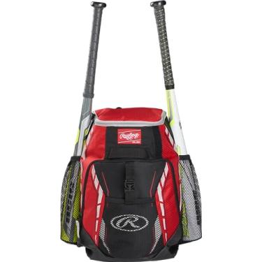 Imagem de Rawlings Mochila para Jogadores de Beisebol, Pacote de 2 Tacos, Escarlate, Camuflagem