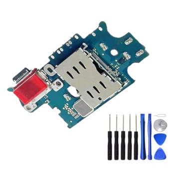 Imagem de UPONEW Para Samsung Galaxy S23 Plus 2023 SM-G916U SM-G916A SM-G916W Porta de carregamento USB Dock Connector Board Flex Peça de substituição com ferramenta de abertura (11 peças)