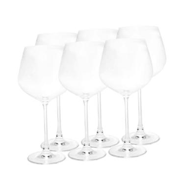 Imagem de Conjunto 6 Taças de Vinho Tinto de Cristal Ecológico Columba 640ml - Wolff
