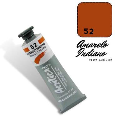Imagem de Tinta Acrílica 37ml 052 Amarelo Indiano Corfix