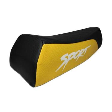 Imagem de Banco Selin De Mobilete Caloi XR Para Bicicleta Bike BMX  Com Costura 