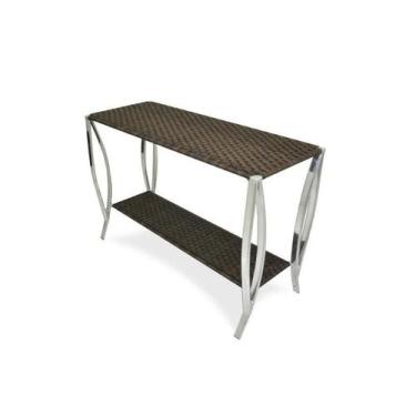 Imagem de Aparador De Alumínio E Fibra Sintética Para Cozinha Sala - Sarah Móvei