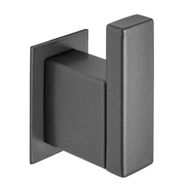 Imagem de Cabide Simples Inox Grafite - Kromus RT0301G