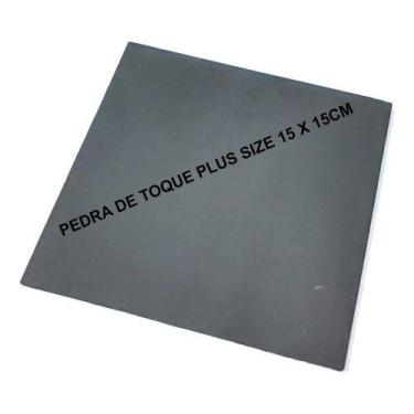 Imagem de Pedra De Toque Plus Size 15 X 15 Cm P/ Test De Ouro Grande - QUARTZ
