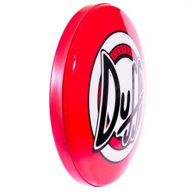 Imagem de Luminoso de Parede Cerveja Duff Beer Retrô Vintage Bar, Garagem, Churr