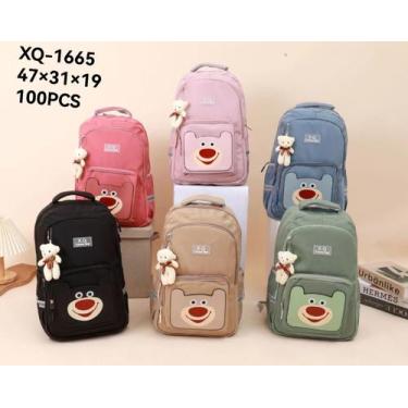 Imagem de Mochila Escolar Impermeável Casual Feminina Masculina Moda Coreana - U