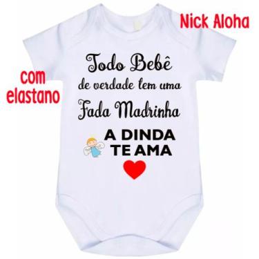 Imagem de body bebê todo bebê tem uma fada madrinha cód 2534 - nick aloha, Branc