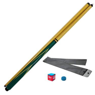 Imagem de Taco de Sinuca Desmontável Raio Verde Tacos Brasil