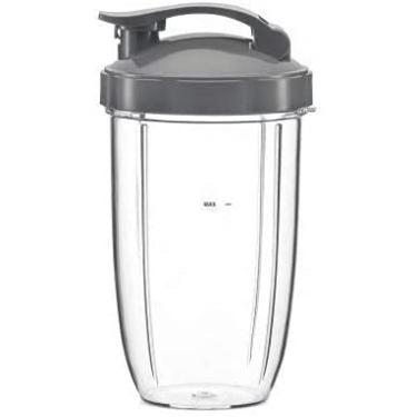 Imagem de BidiHome Tampa Flip Top To Go com copo de 946 ml, serve para liquidificadores NutriBullet 600 W 900 W