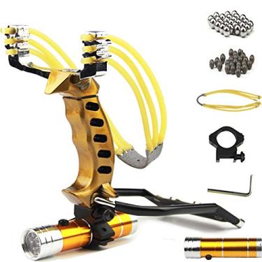 Imagem de SAFESlingshot, estilingue de caça profissional de foguete de pulso com faixas de lançamento resistentes, catapulta de alta velocidade