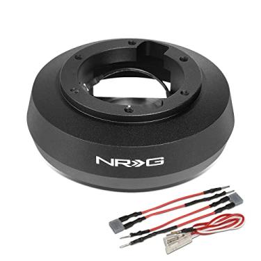 Imagem de NRG Innovations SRK-193H Adaptador de cubo de liberação rápida de volante de alumínio de 6 parafusos compatível com Ford Focus 15-18 / Fiesta 14-18/16-21 Transit / 12-21 Mustang