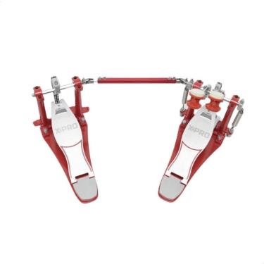 Imagem de Pedal De Bateria Duplo C Ibanez Pd Action Vermelho