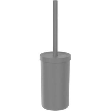 Imagem de Escova para Vaso Sanitário com Suporte Bold Preto Ou Vassoura Esfregão de Privada Plástico