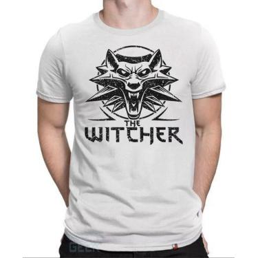 Imagem de Camiseta The Witcher Geralt De Rívia Blusa Lobo Série Jogos - KING OF 