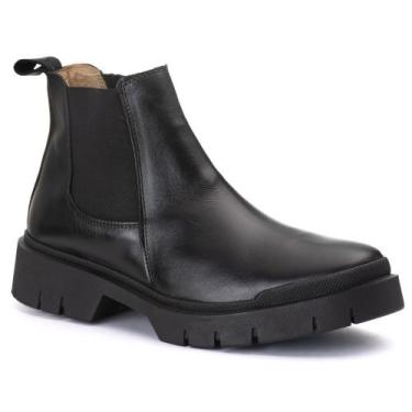 Imagem de Butina Chelsea com Sola Tratorada - AC Ferraz Boots, Preto, 37