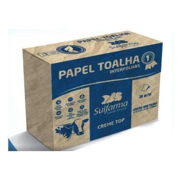 Imagem de Papel Toalha Suifarma Creme Top 22,5x21cm C/ 100 Folhas