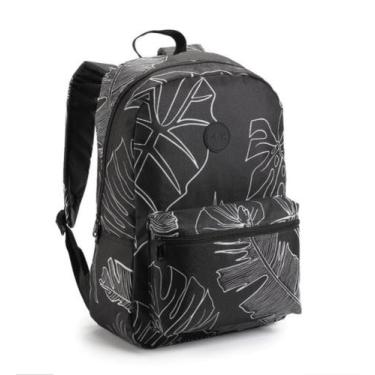 Imagem de Mochila Masculino Juvenil Urbano E Escolar Denlex Reforçada, Folhagem