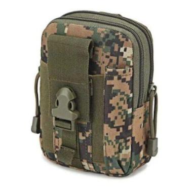 Imagem de Bolsa Pochete Lateral Tática Colo Cintura Com Presilha Tira - GN, Digi