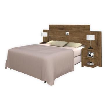 Imagem de Cabeceira para Box ACAP Casal Modelo Retrô Expansível De 1,40m Até 1,6