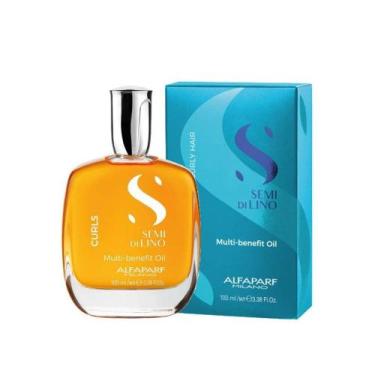Imagem de Multi-benefit Oil Alfaparf Semi Di Lino Curls 100ml Cachos