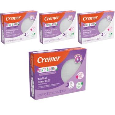 Imagem de Kit 3 Cx Fralda De Pano Pinte E Borde 1 Cx Toalha Cremer Pb