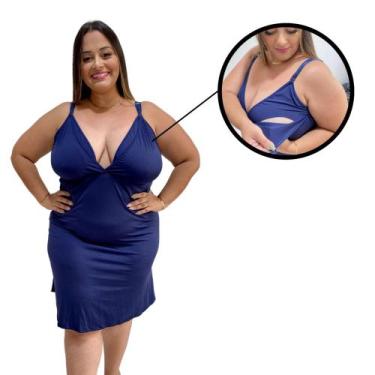 Imagem de Camisola Maternidade Pós Parto Plus Size até o tamanho 58 - VM Store, 