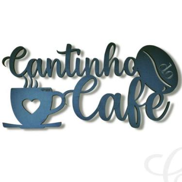 Imagem de Quadro para Cozinha Gourmet Placa Decorativa Cantinho do Café - CARMIS
