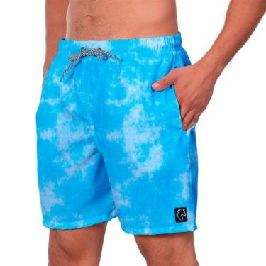 Imagem de Short Masculino Calção Liso Básico Academia Confortável - W2 STORE, Az