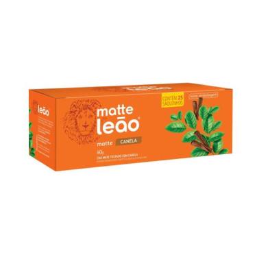 Imagem de Chá Matte Leão Com Canela Com 25 Saquinhos - leão alimentos