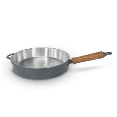 Imagem de Frigideira Fundida Alumínio Batido Grosso Com Tampa 26cm - Fund Lar, G
