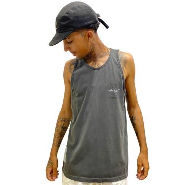 Imagem de Regata Masculina Onbongo Preto Mescla ON276