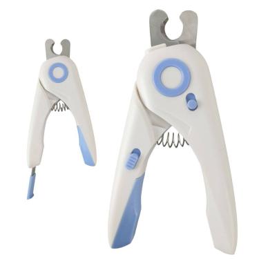 Imagem de Cortador de Unha Cao Gato Pet Cachorro Lanterna Led Lixa de Unha Alicate Eficiente Resistente Animal de Estimaçao Seguro