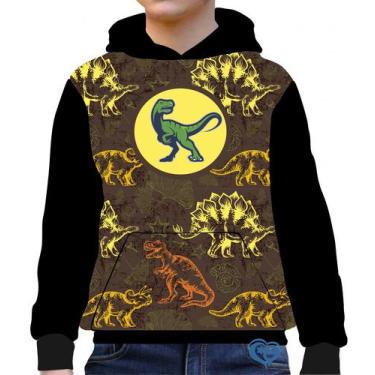 Imagem de Moletom de Dinossauro Infantil Dino UNISSEX Roupas blusa Mrm - Alemark