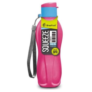 Imagem de Squeeze Matte 900ml Azul-rosa - Brasfoot