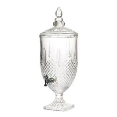 Imagem de Suqueira Cristal Vidro Com Torneira Suporte - IMP