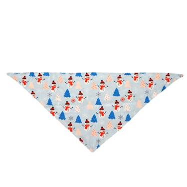 Imagem de Bandana de cachorro de Natal, bandanas de cachorro com impressão triangular confortável para cães pequenos e médios Gatos Coelhos Gatinhos Lenço de pescoço ajustável lavável para (Type 3)