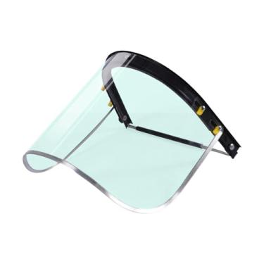 Imagem de YsXoWiui Protetor Facial à Prova de Poeira, Quadro de Liga de Alumínio, Protetor Facial Completo para Adultos, Protetor Facial para Jardinagem, Soldagem, Claro