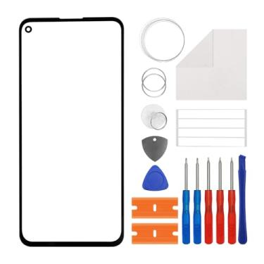 Imagem de Vvsialeek Nova substituição de digitalizador de tela sensível ao toque para Goo-gle Pixel 5 GD1YQ, GTT9Q, G5NZ6 15.2 cm com kit de ferramentas de reparo especializadas (sem tela LCD) - com adesivo OCA