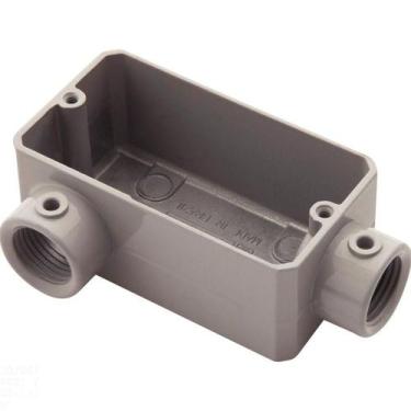 Imagem de Condulete Fixo 1/2" Tipo "lr" - Sem Tampa / Rosca Bsp / Com Pintura El