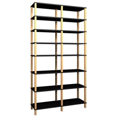 Imagem de Estante 116x38x221 Preta - EVOLUKIT